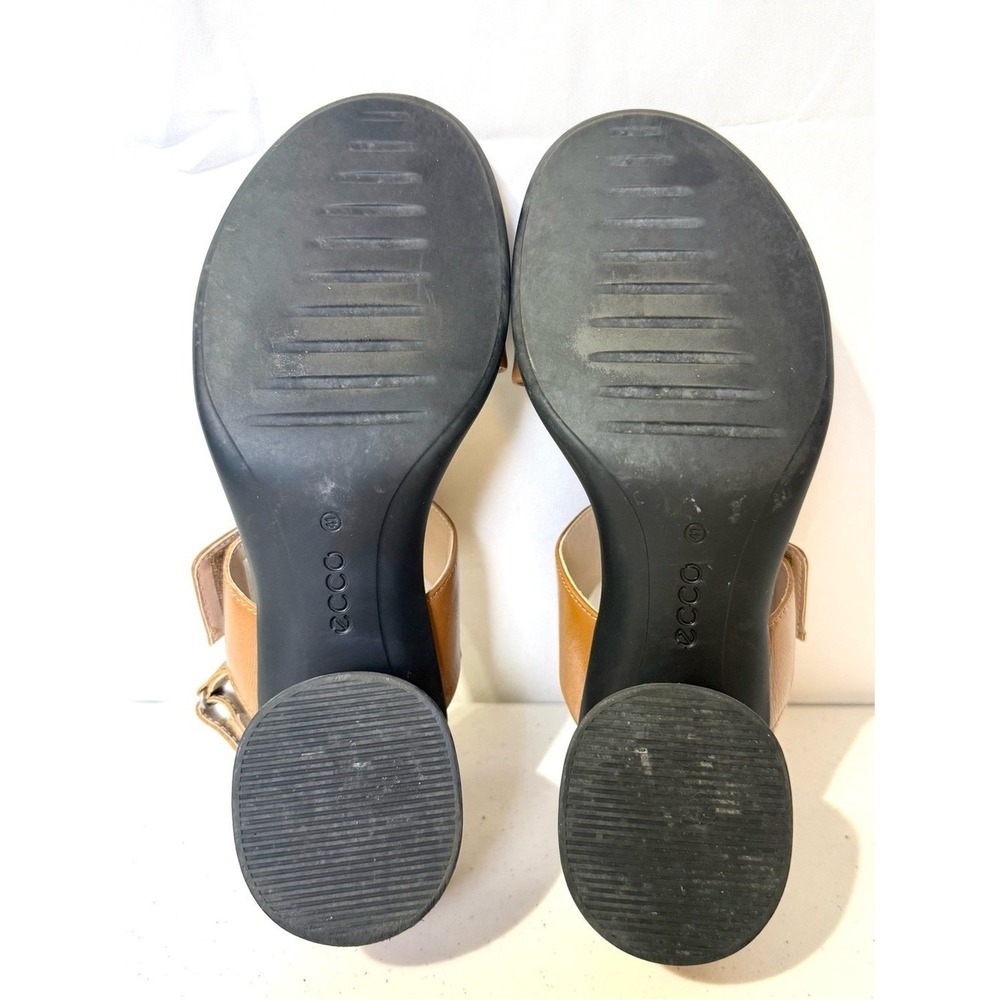ECCO Sculpted Sandal LX 35 Women's US 10-10.5 EU‎ 41 Brown Leather Block Heel - Picture 6 of 11